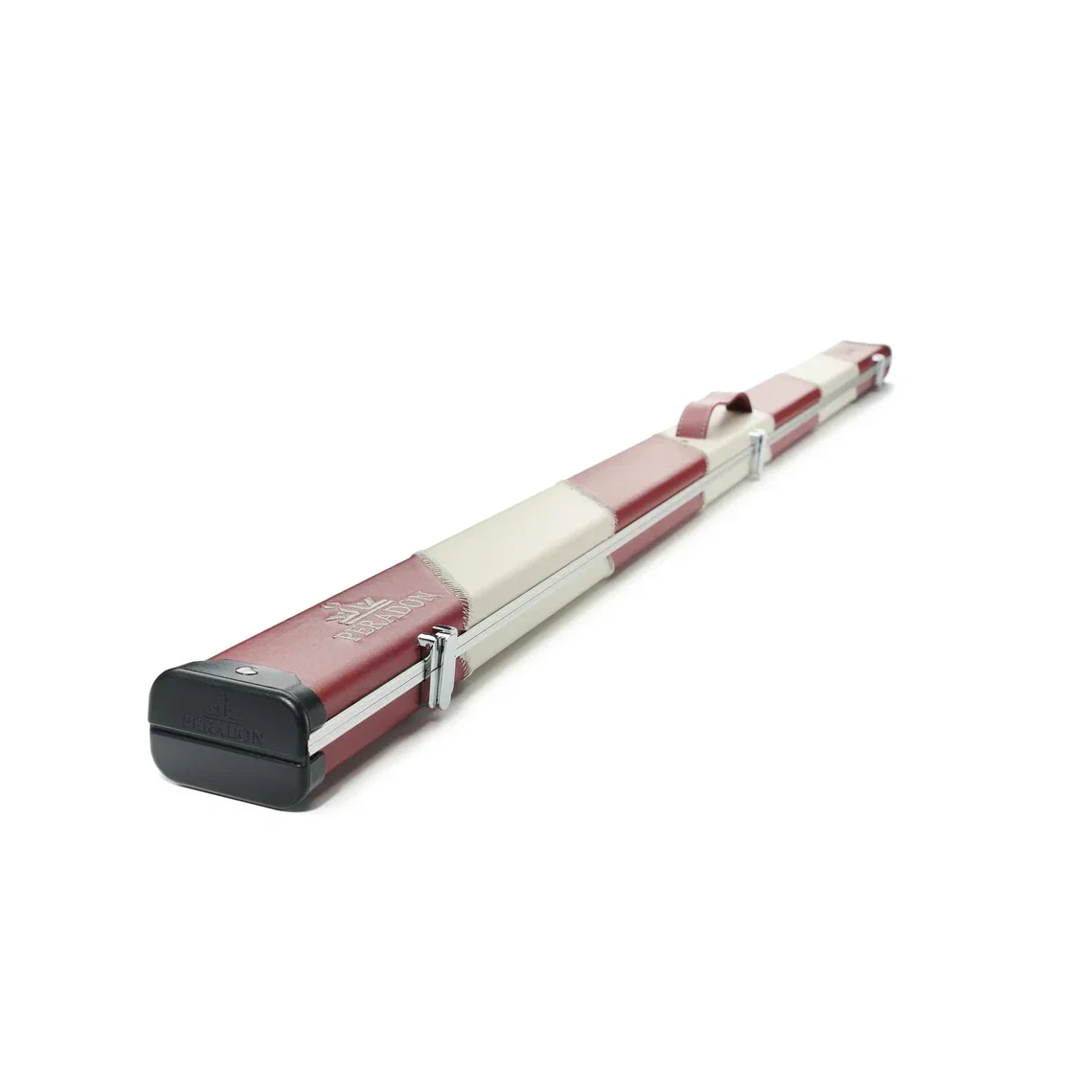 Peradon Halo Red & Cream Stripe 1 Piece Wide Snooker Cue Case - Image 14