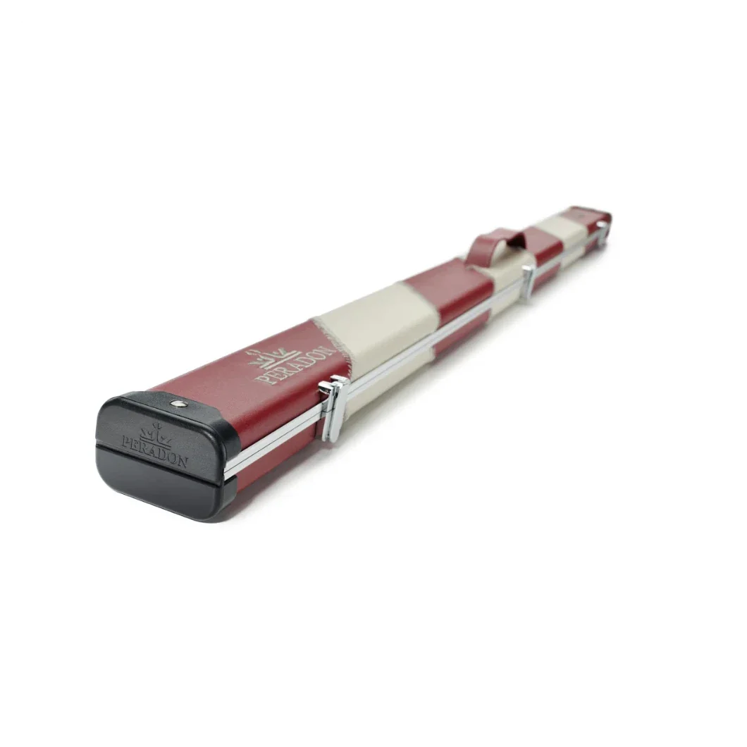 Peradon Halo Red & Cream Stripe ¾ Snooker Cue Case - Image 13