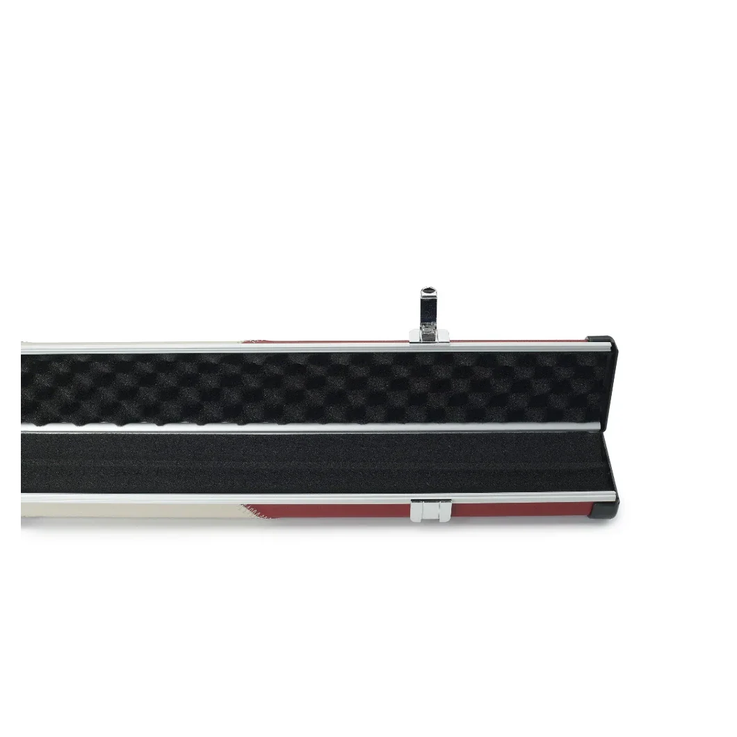 Peradon Halo Red & Cream Stripe ¾ Snooker Cue Case - Image 2