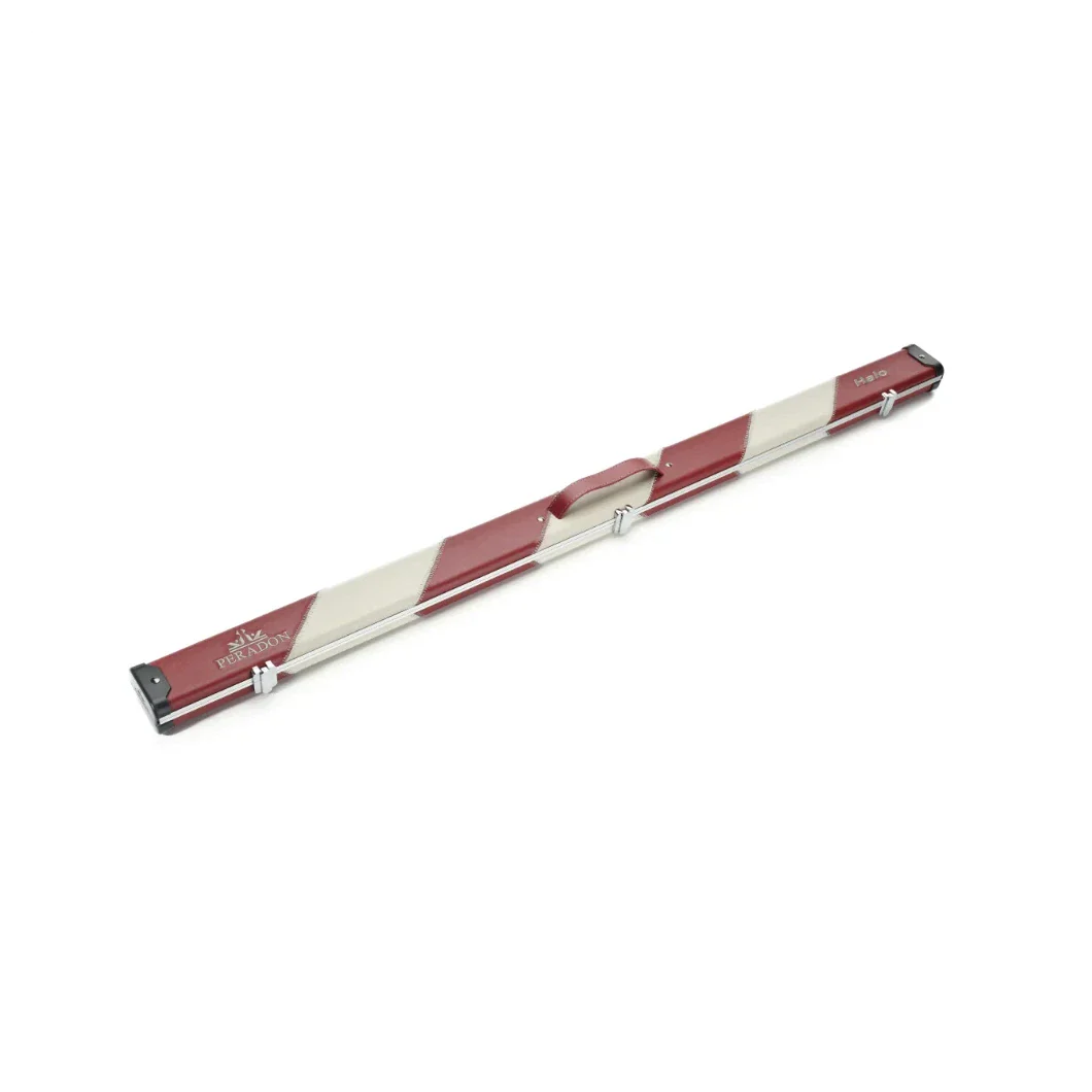 Peradon Halo Red & Cream Stripe ¾ Snooker Cue Case - Image 4