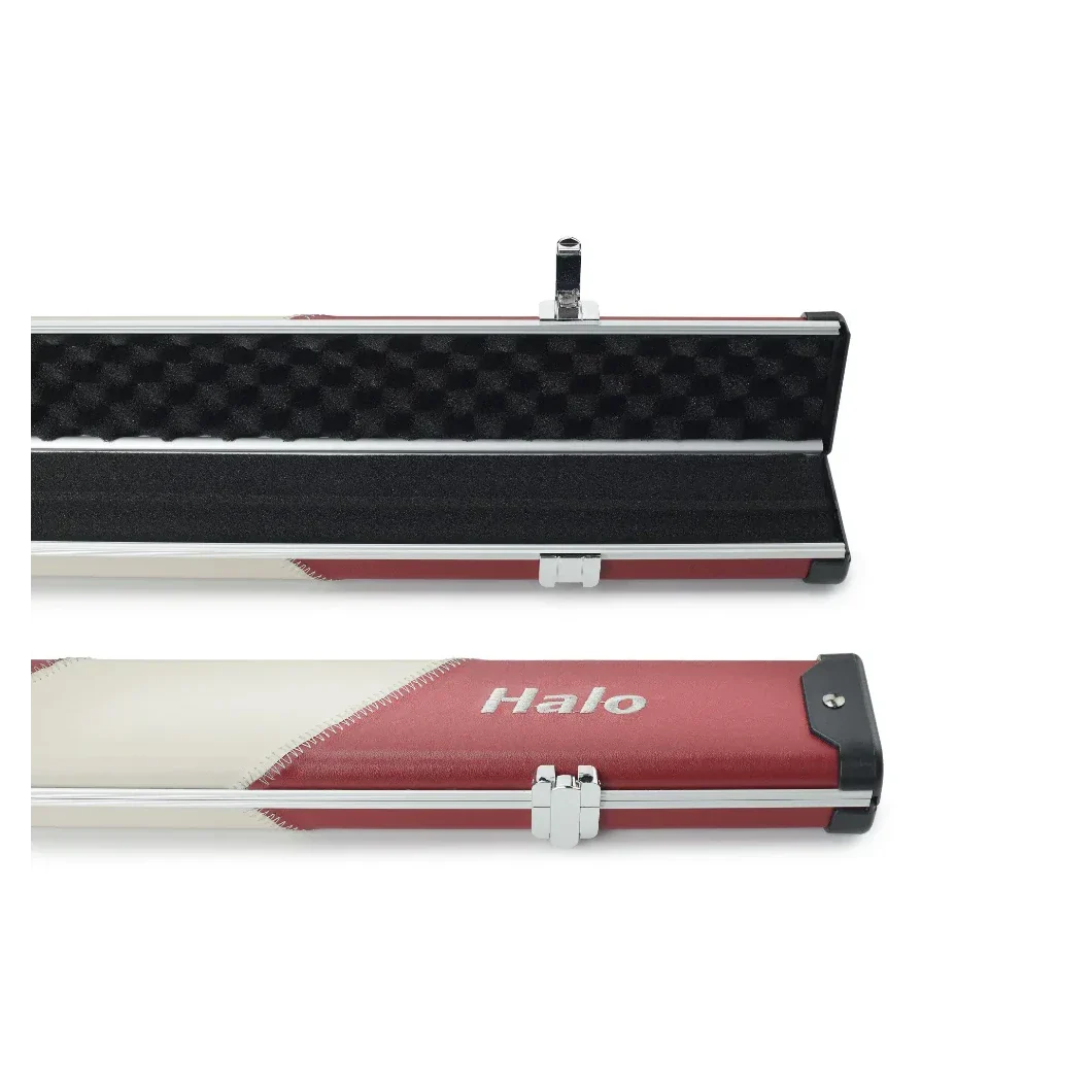 Peradon Halo Red & Cream Stripe ¾ Snooker Cue Case - Image 8