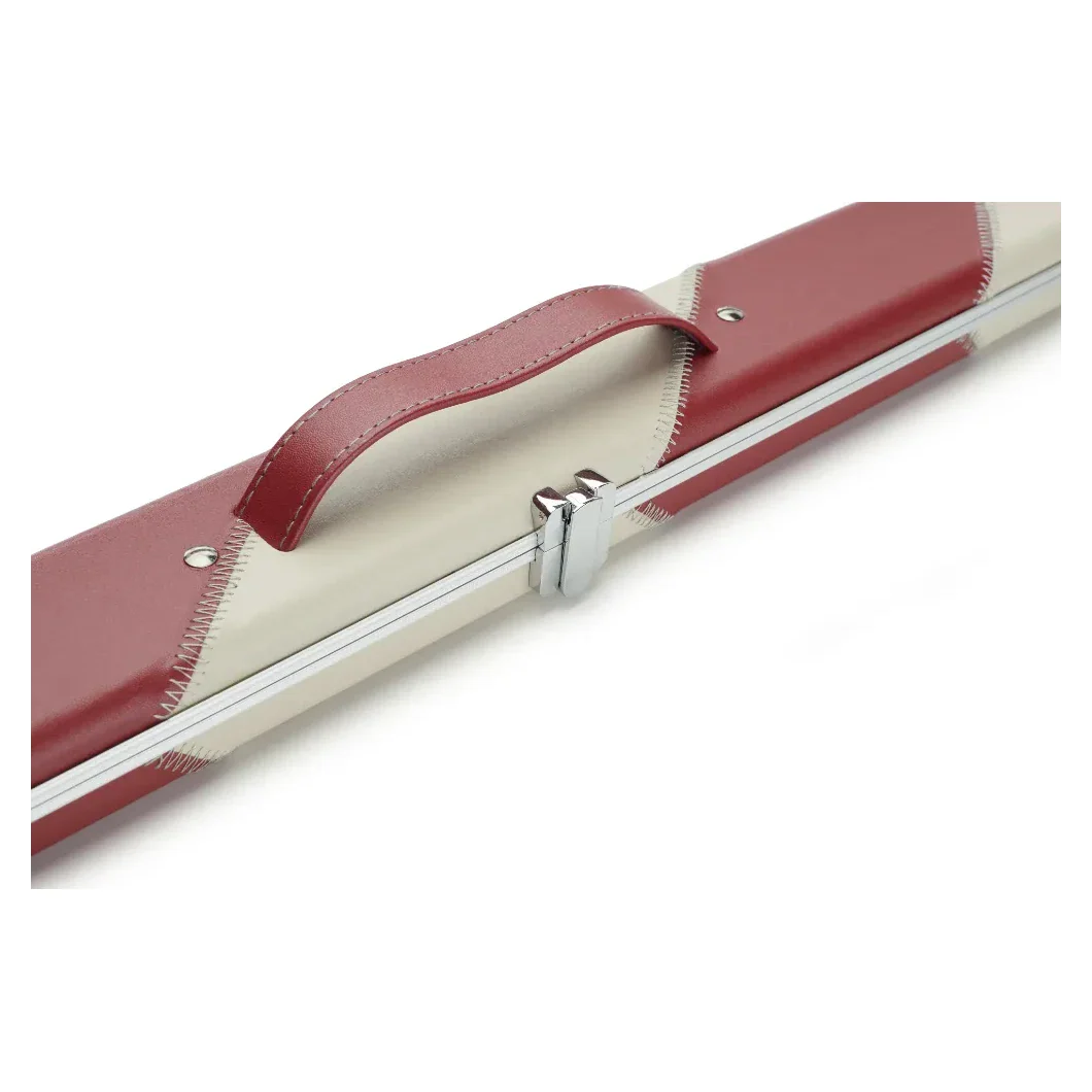 Peradon Halo Red & Cream Stripe ¾ Snooker Cue Case - Image 9