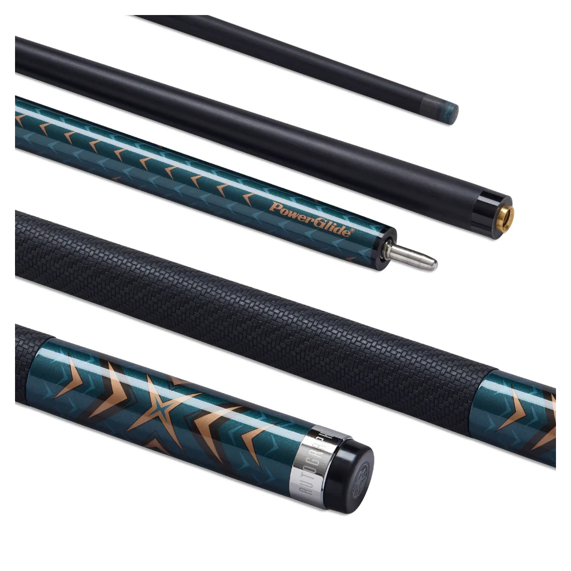 PowerGlide Autograph Graphite Pool Cue 10mm Tip