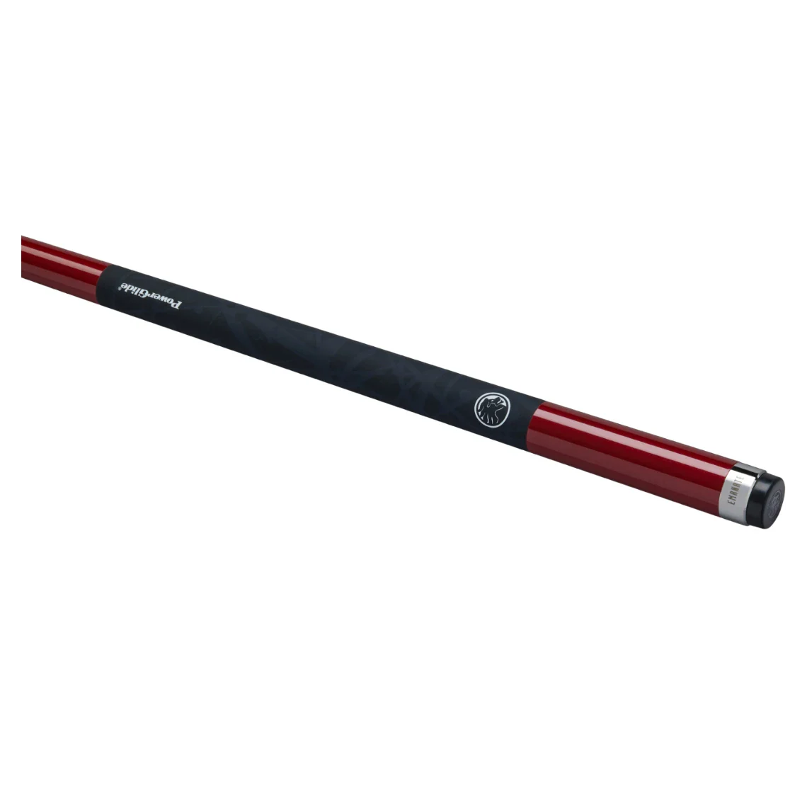 PowerGlide Emanate Carbon Pool Cue 10mm Tip - Red - Image 2