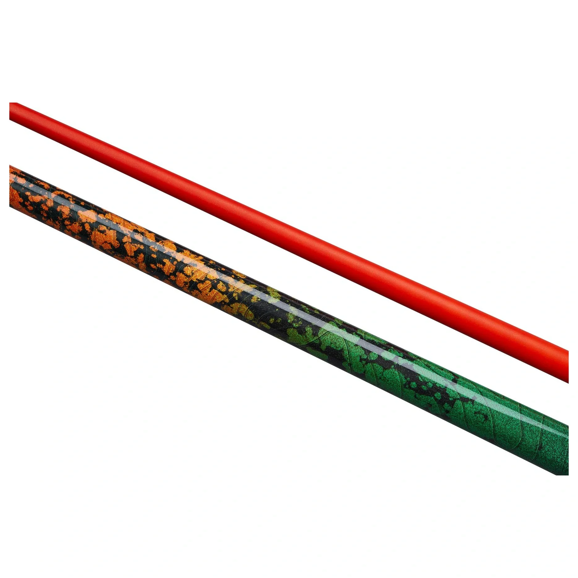 PowerGlide Ignis Carbon Orange 2 Piece 57" Snooker Cue with 10mm Tip - Image 2