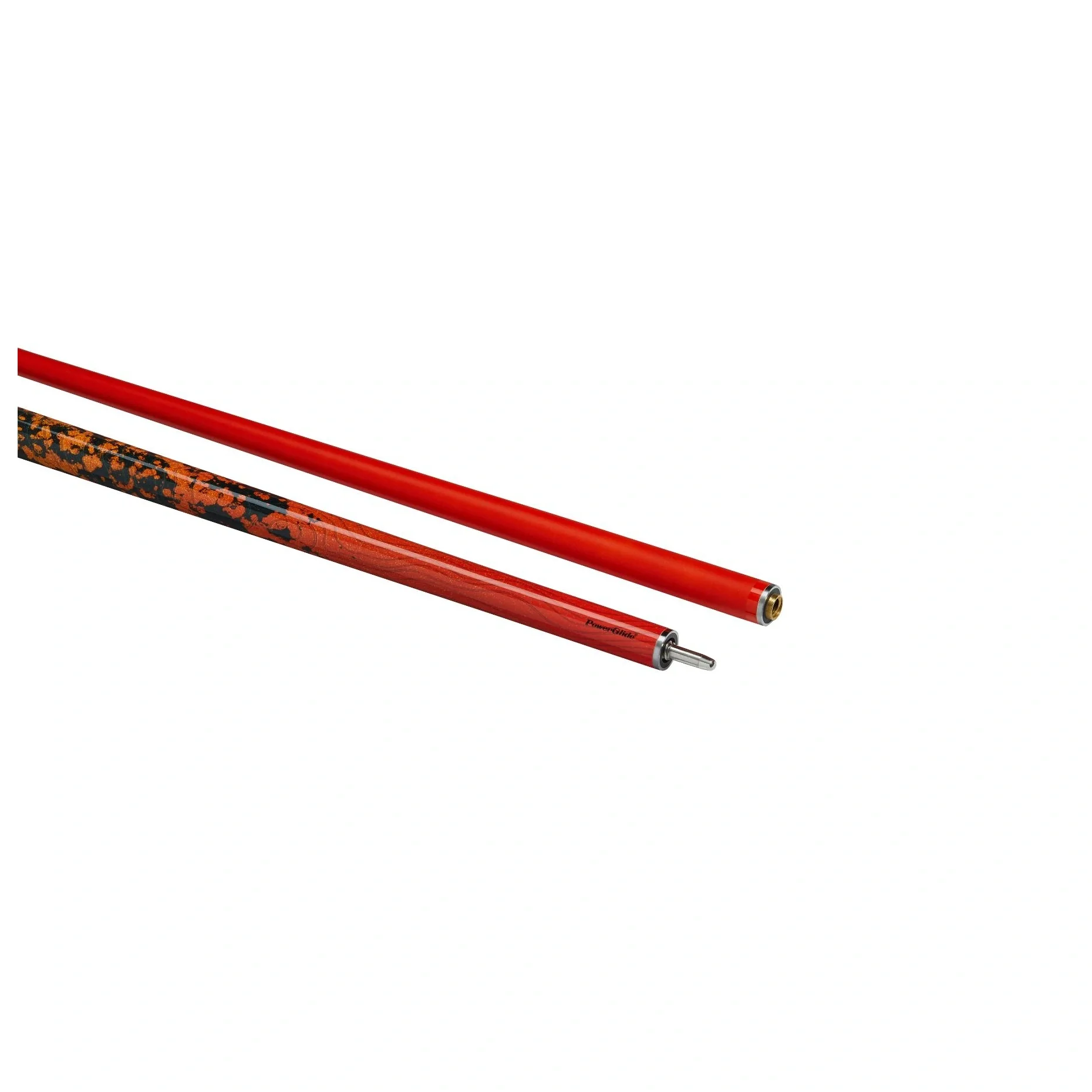PowerGlide Ignis Carbon Orange 2 Piece 57" Snooker Cue with 10mm Tip - Image 3
