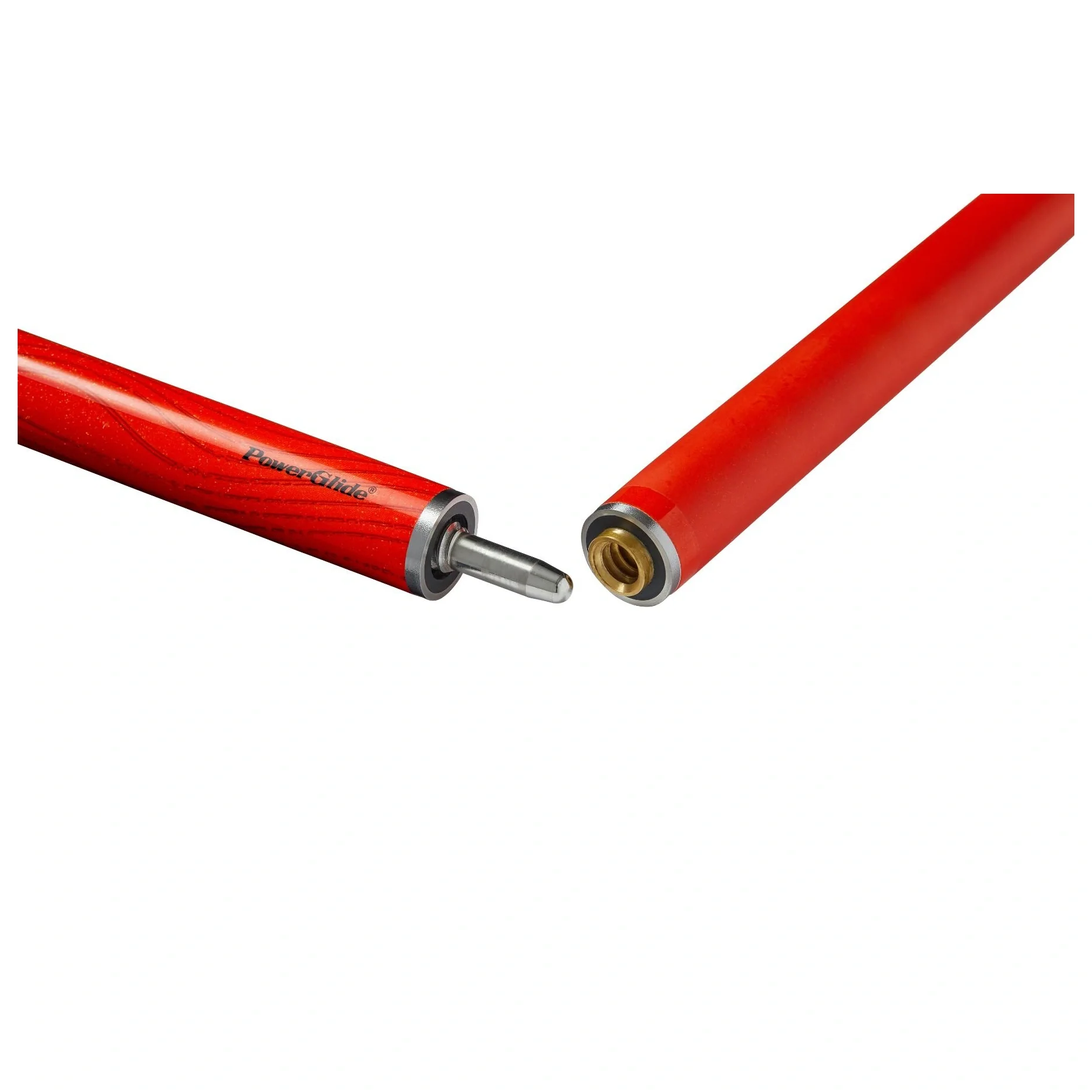 PowerGlide Ignis Carbon Orange 2 Piece 57" Snooker Cue with 10mm Tip - Image 4