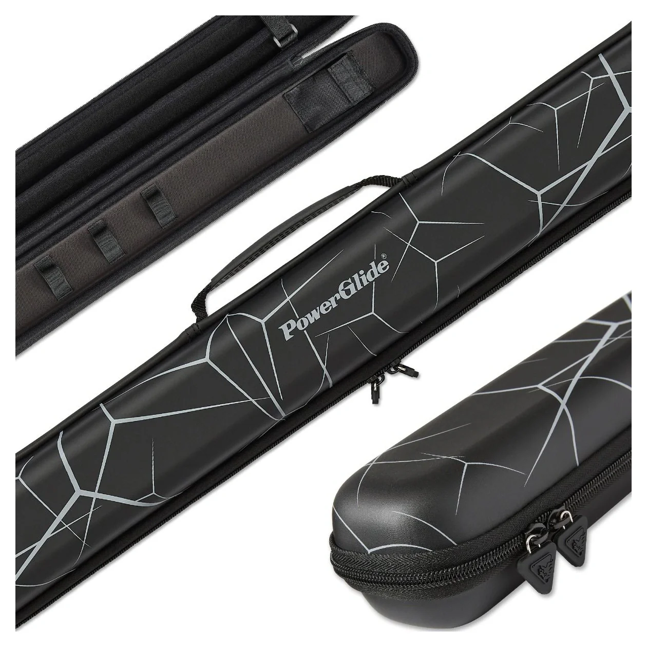 PowerGlide Svartur Noir 2 Piece Snooker Cue Case - Image 2