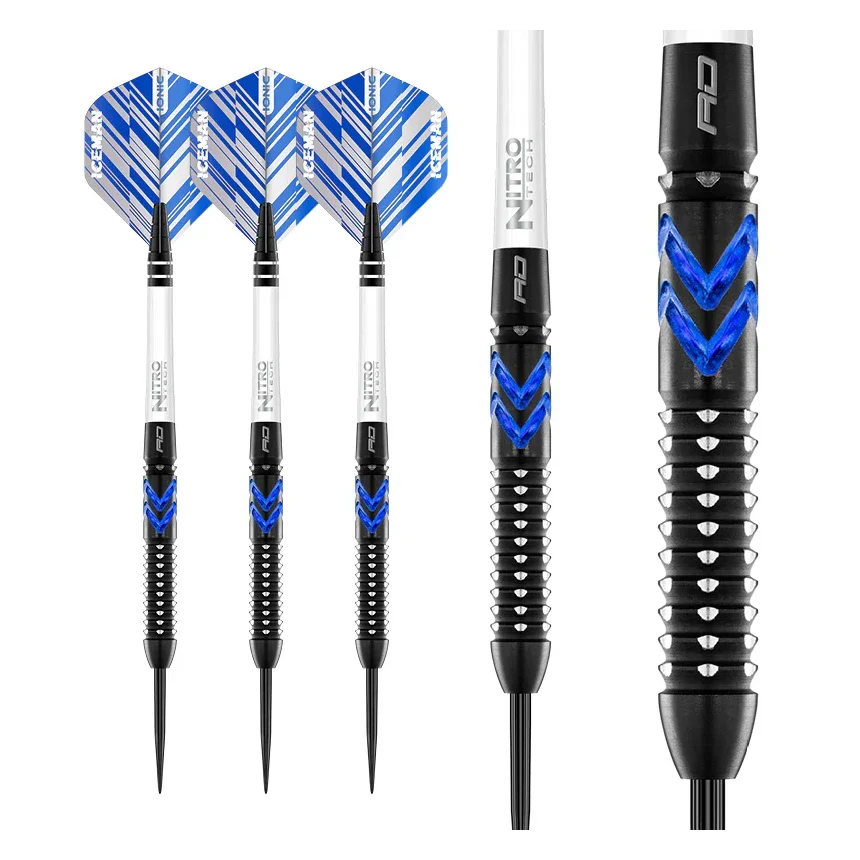 Red Dragon Gerwyn Price Blue Ice SE 90% Tungsten Steel Tip Darts 22 grams - Image 4