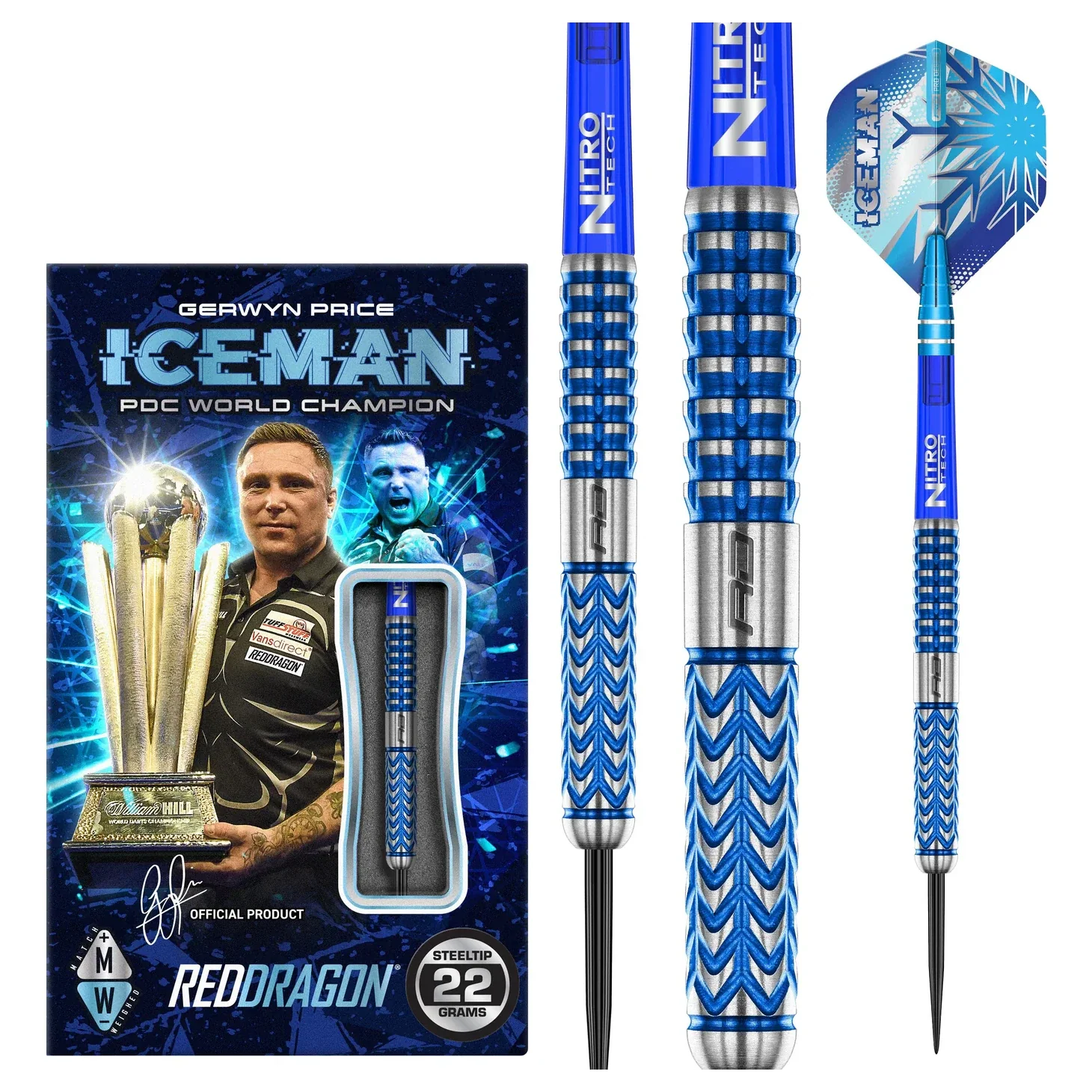 Red Dragon Gerwyn Price Glacier 22 gram - Image 5