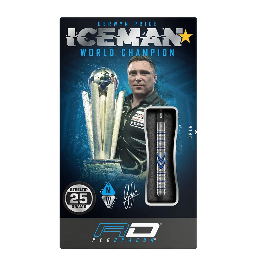 Red Dragon Gerwyn Price Midnight Edition 90% Tungsten Steel Tip Darts 23 grams - Image 6