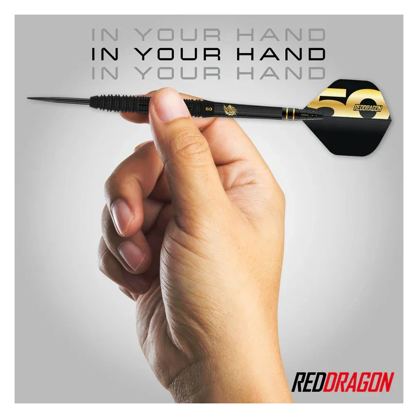 Red Dragon Jonny Clayton 50 Years Player Edition 90% Tungsten Steel Tip Darts 22 grams - Image 6