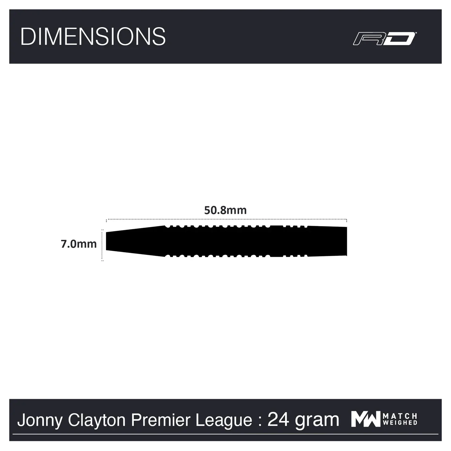 Red Dragon Jonny Clayton Premier League SE 90% Tungsten Steel Tip Darts 22 grams - Image 6