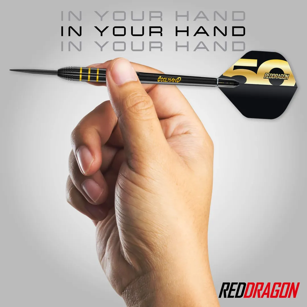 Red Dragon Luke Humphries 50 Years Player Edition 90% Tungsten Steel Tip Darts 22 grams - Image 4