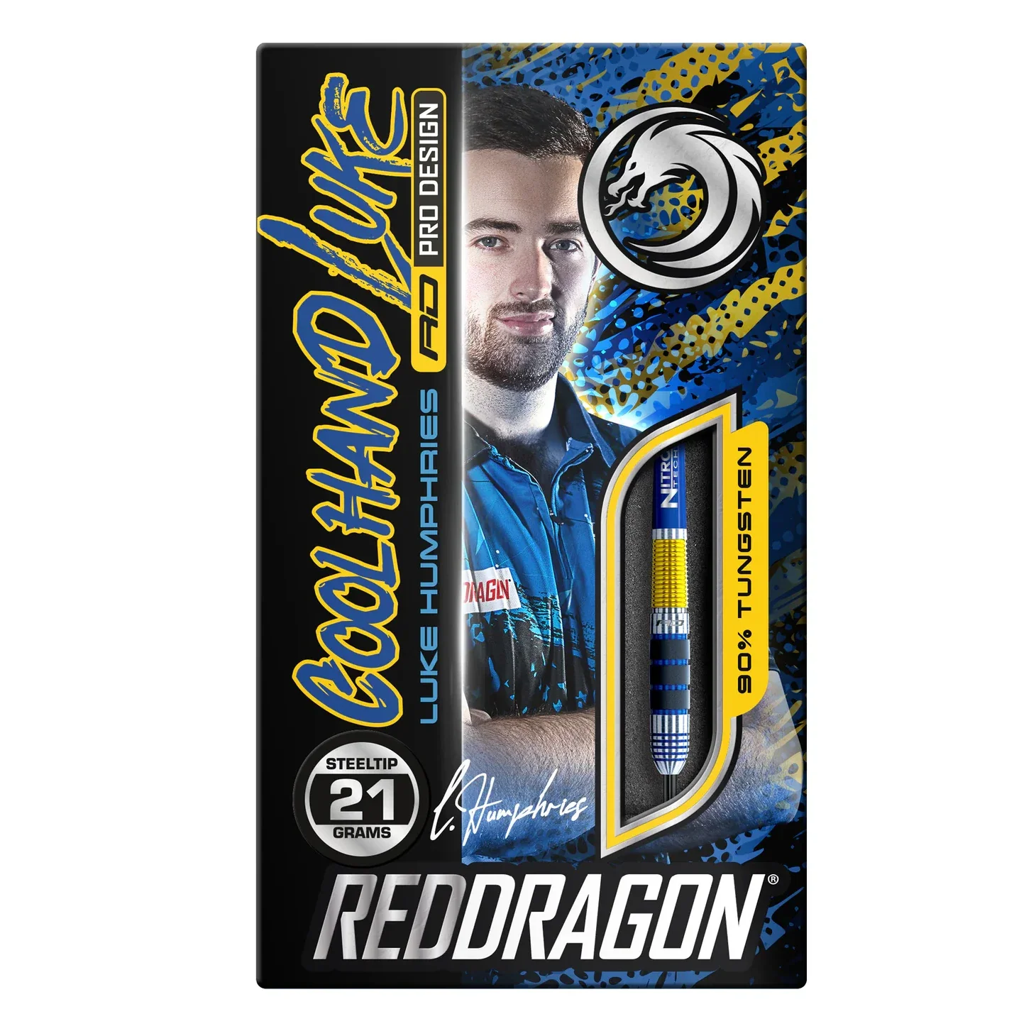 Red Dragon Luke Humphries Originals 90% Tungsten Steel Tip Darts 23 grams - Image 7