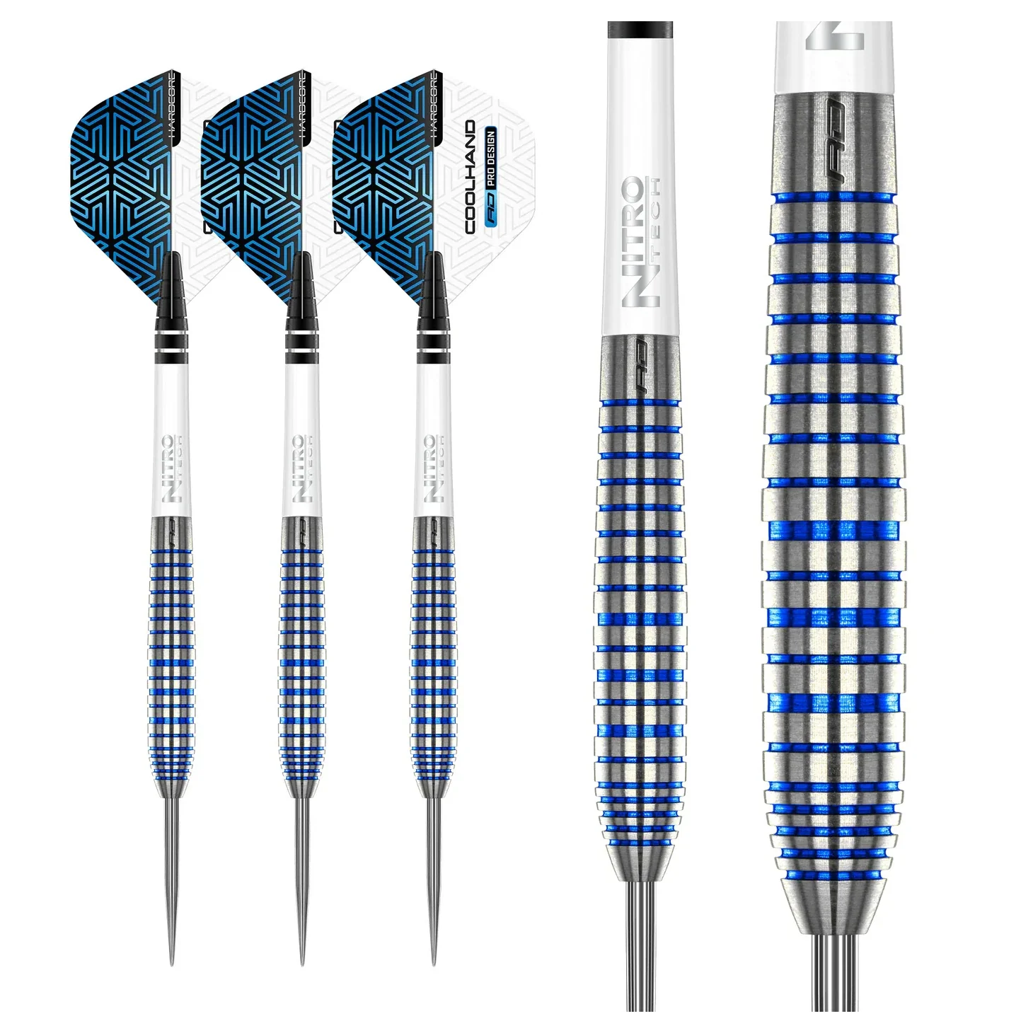 Red Dragon Luke Humphries - TX3 Cool Blue SE 90% Tungsten Steel Tip Darts 22 grams - Image 4