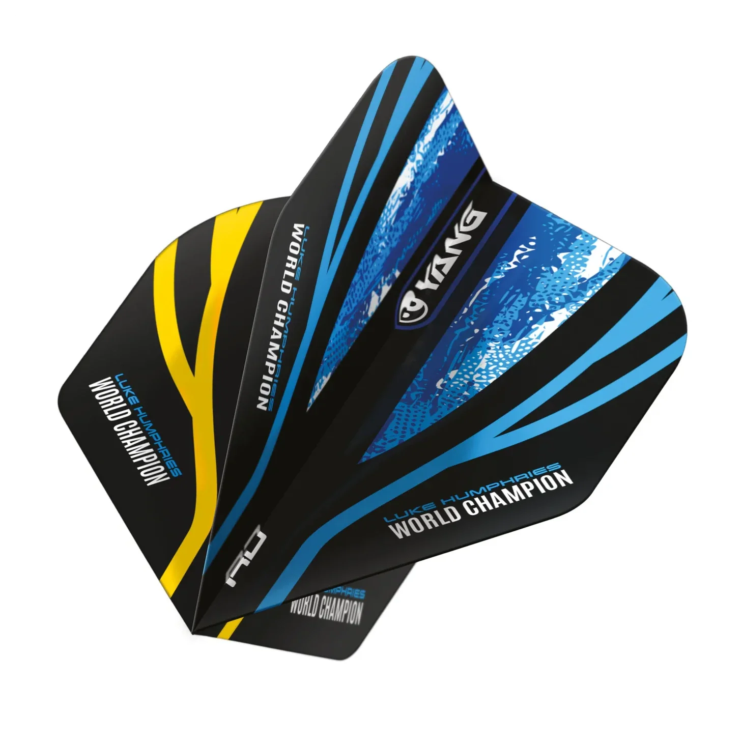Red Dragon Luke Humphries WC Blue & Gold Yin Yang Standard Extra Thick Dart Flights