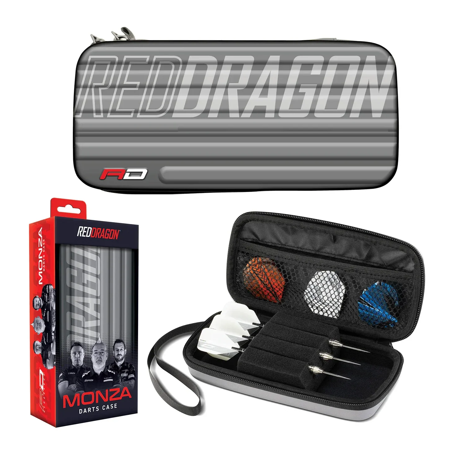 Red Dragon Monza Grey Dart Case - Image 3