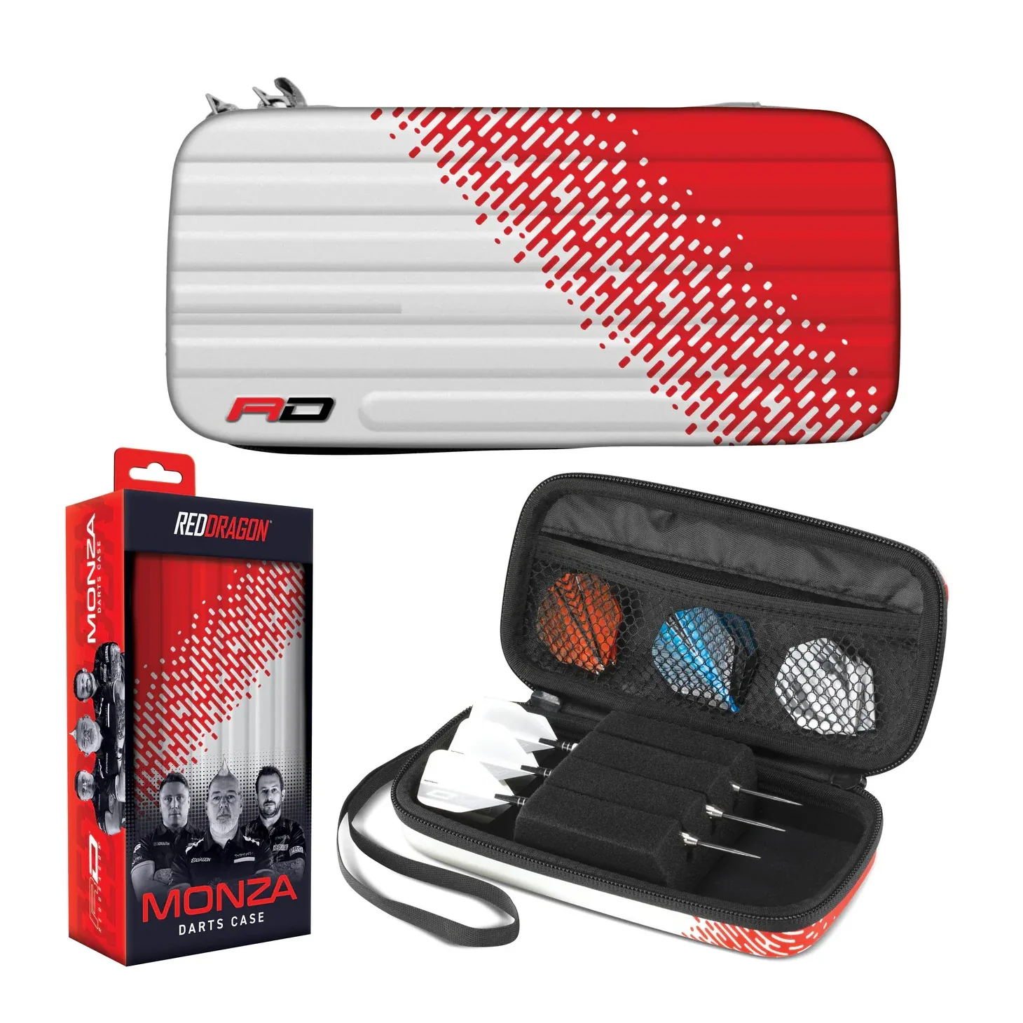 Red Dragon Monza Red & White Dart Case - Image 7
