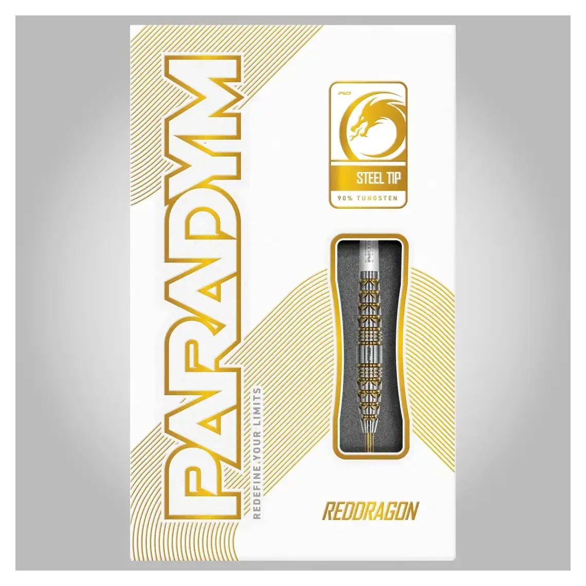 Red Dragon Paradym Torpedo Gold & Silver 90% Tungsten Darts 23 gram - Image 4