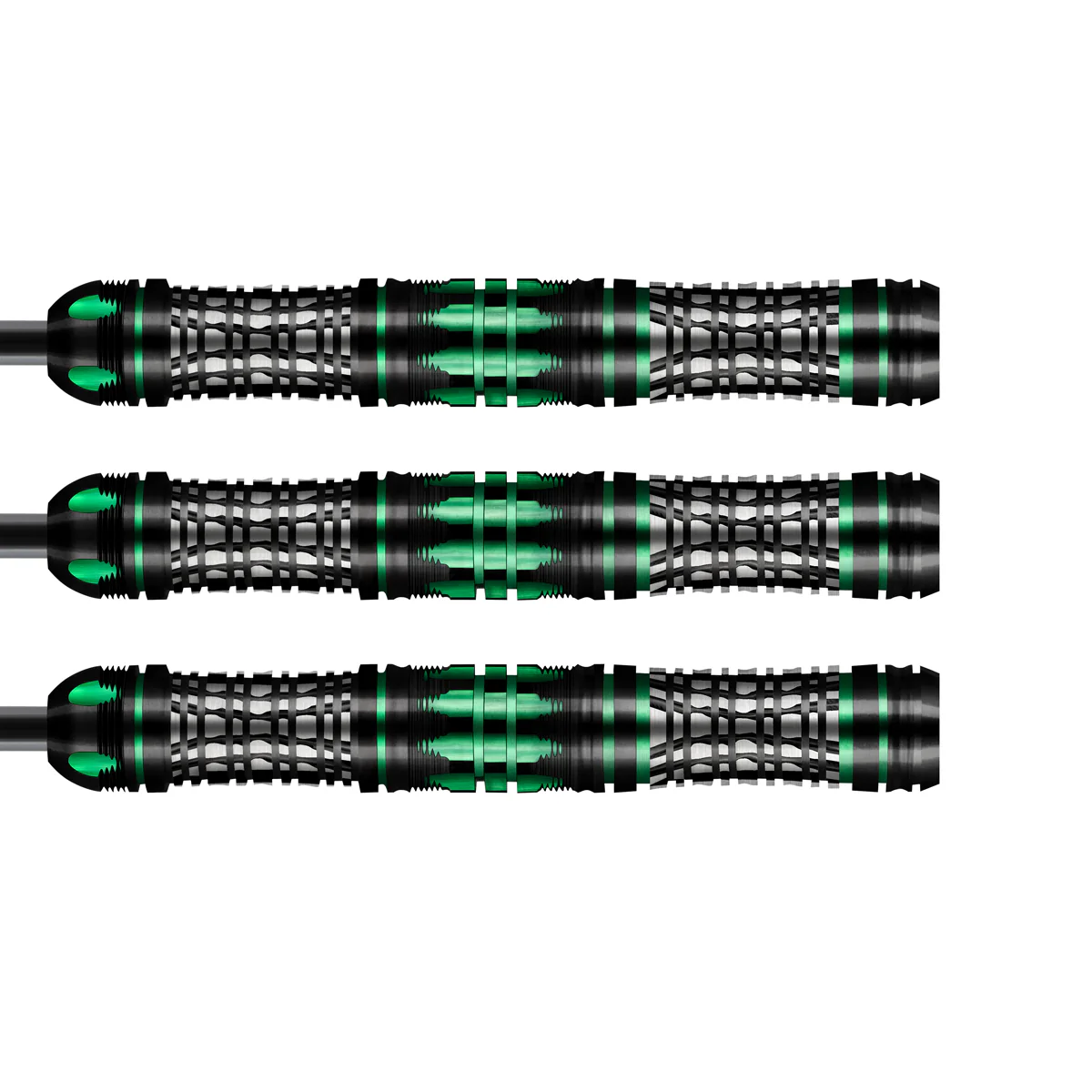 Shot AI Cyberpunk Steel Tip Dart Set 90% Tungsten Barrels 23g - Image 4