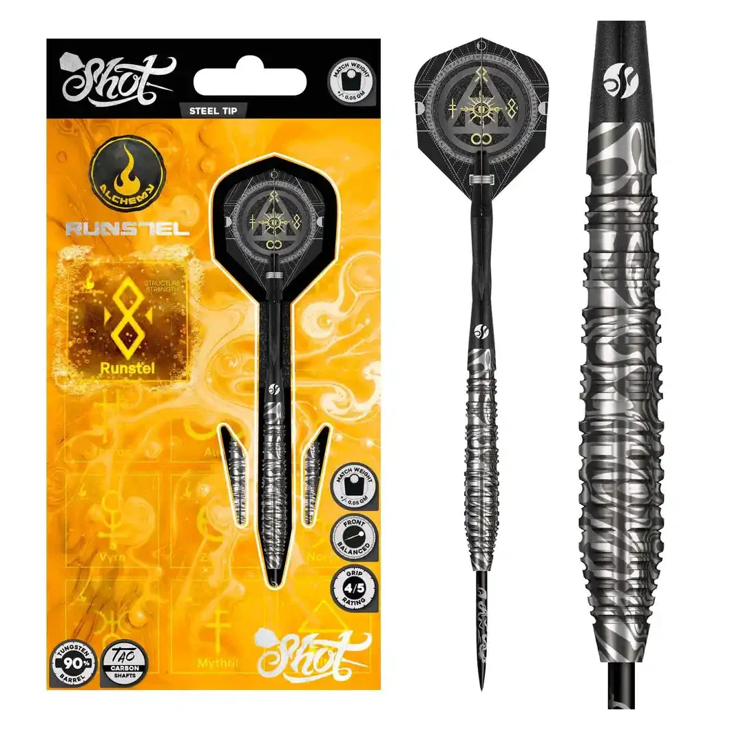 Shot Alchemy Runstel 90% Tungsten Steel Tip Darts - 23g - Image 6