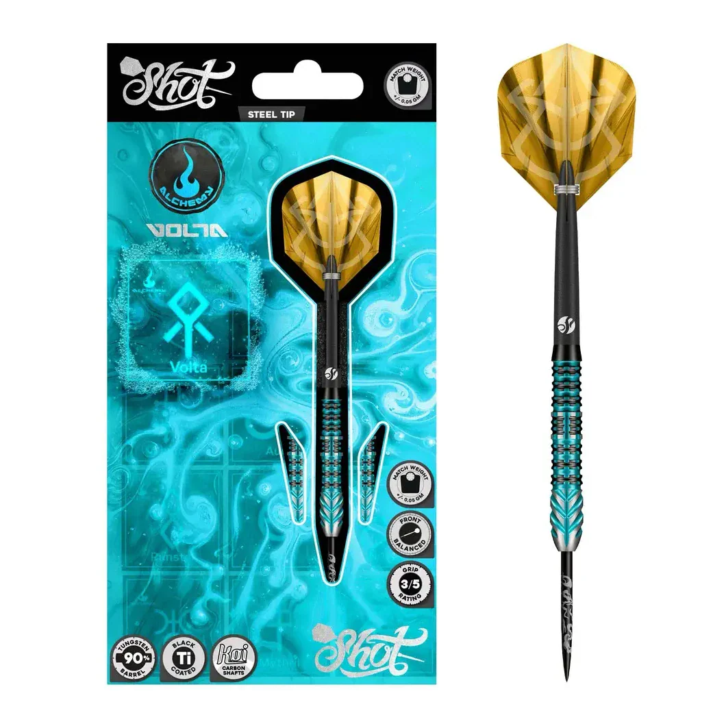 Shot Alchemy Volta 90% Tungsten Steel Tip Darts - 23g - Image 6