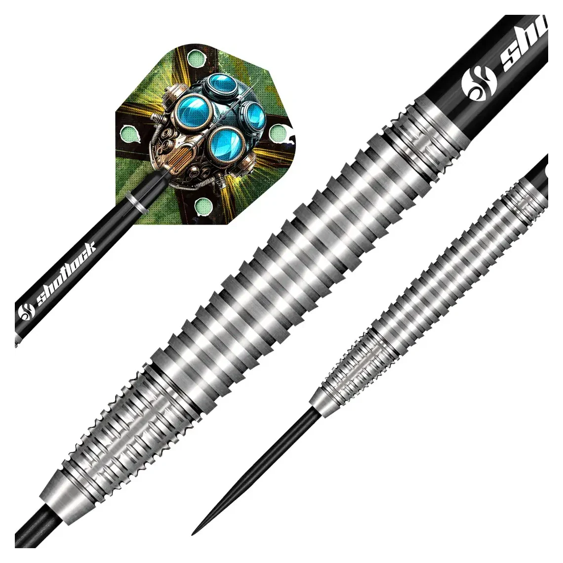Shot Badlands Krush Steel Tip Darts 90% Tungsten Barrels - 26g - Image 3