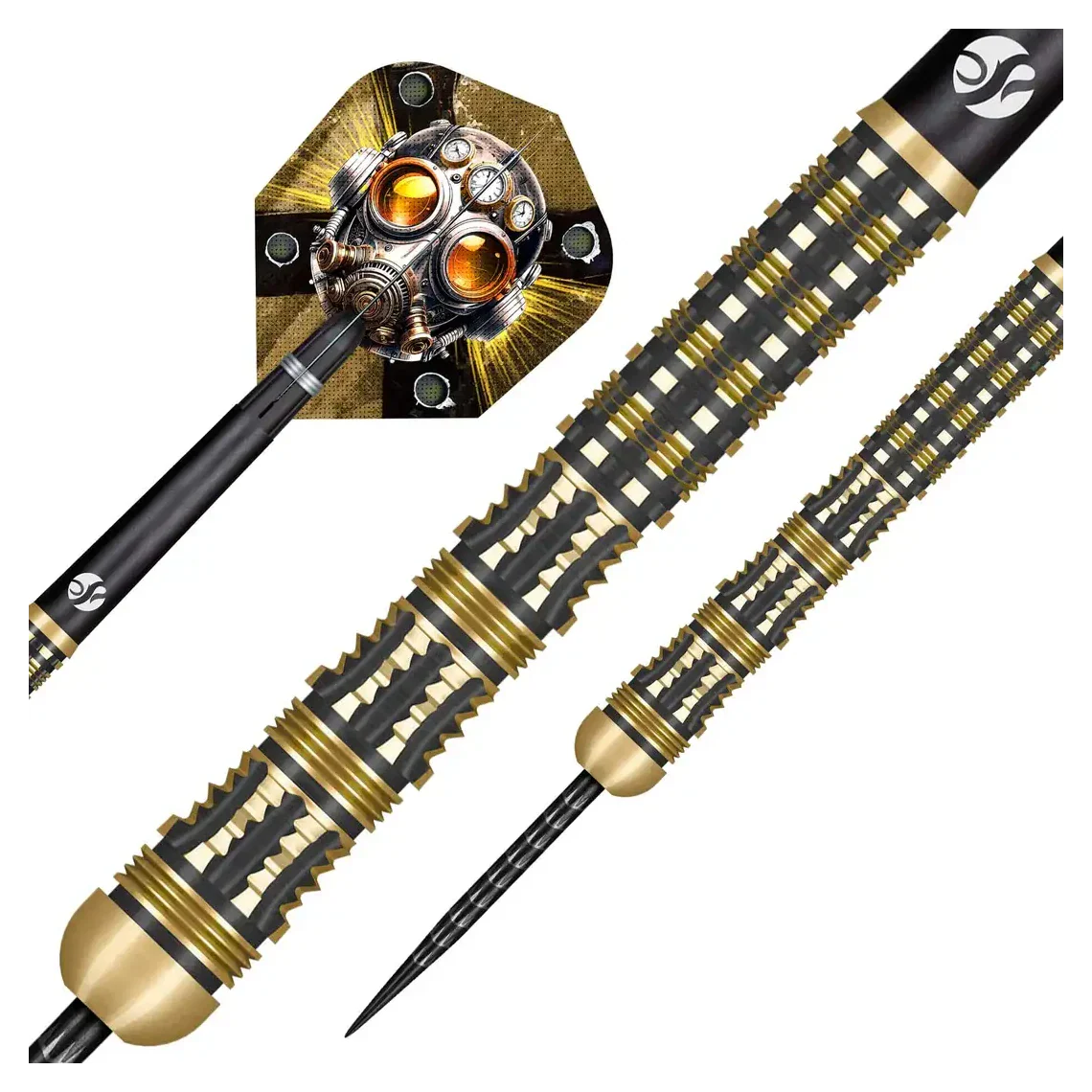 Shot Badlands The Sheriff Steel Tip Darts 90% Tungsten Barrels - 23g - Image 5