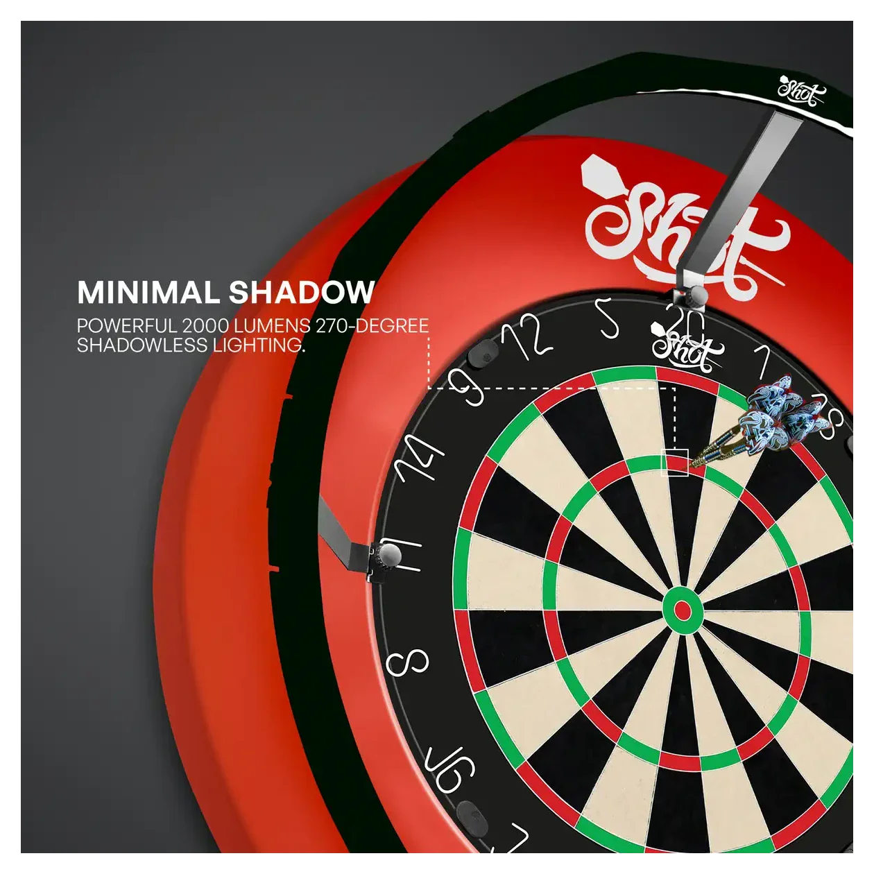 Shot Lumen Core LED Dartboard Lighting System - Image 3