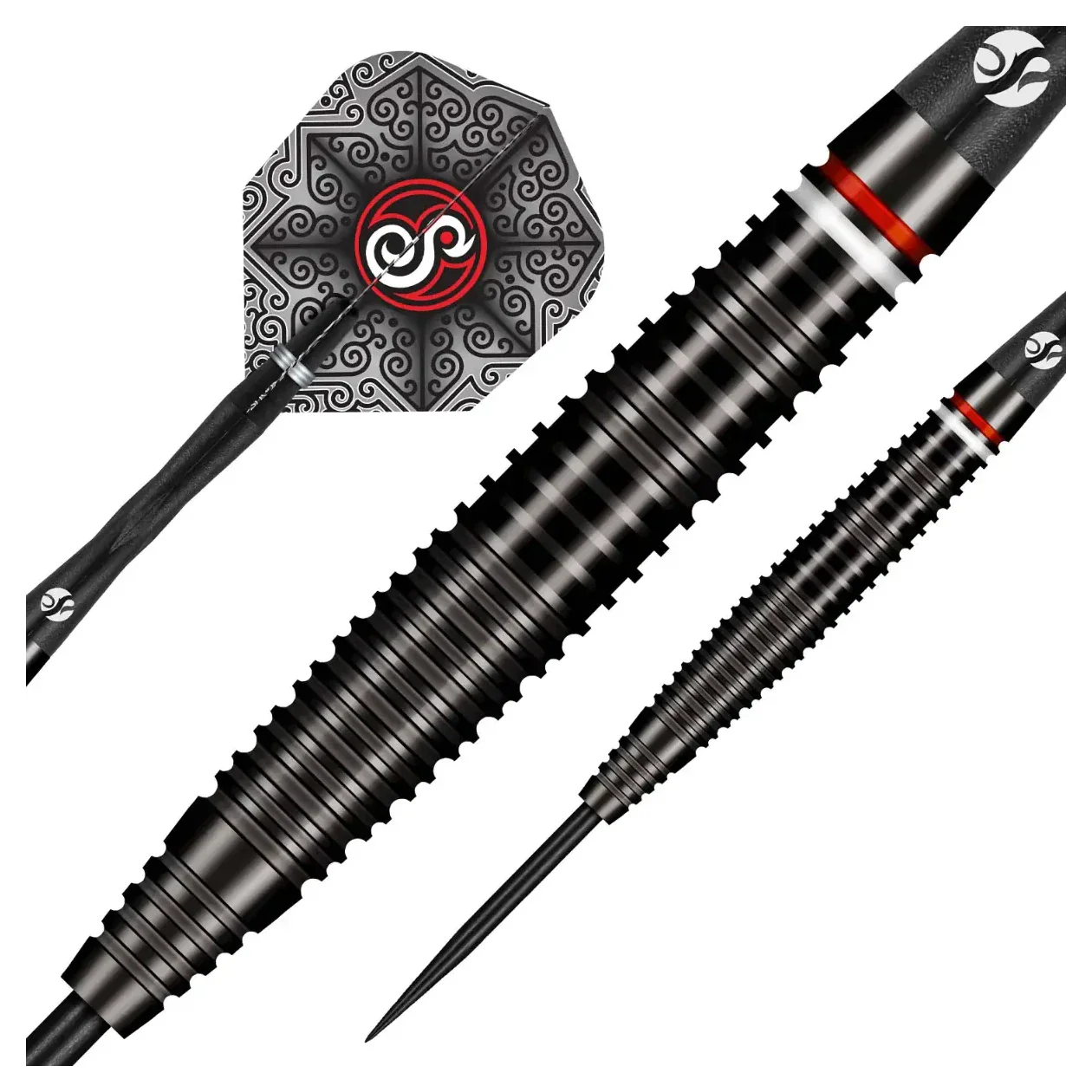 Shot Pro Series Carl Sneyd 90% Tungsten Steel Tip Darts - 23g - Image 4