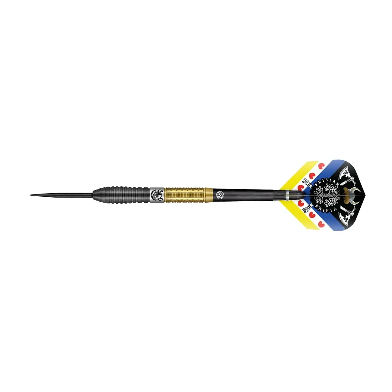 Shot Pro Series Jitse van der Wal Steel Tip Dart Set - 90% Tungsten Barrels - 26g