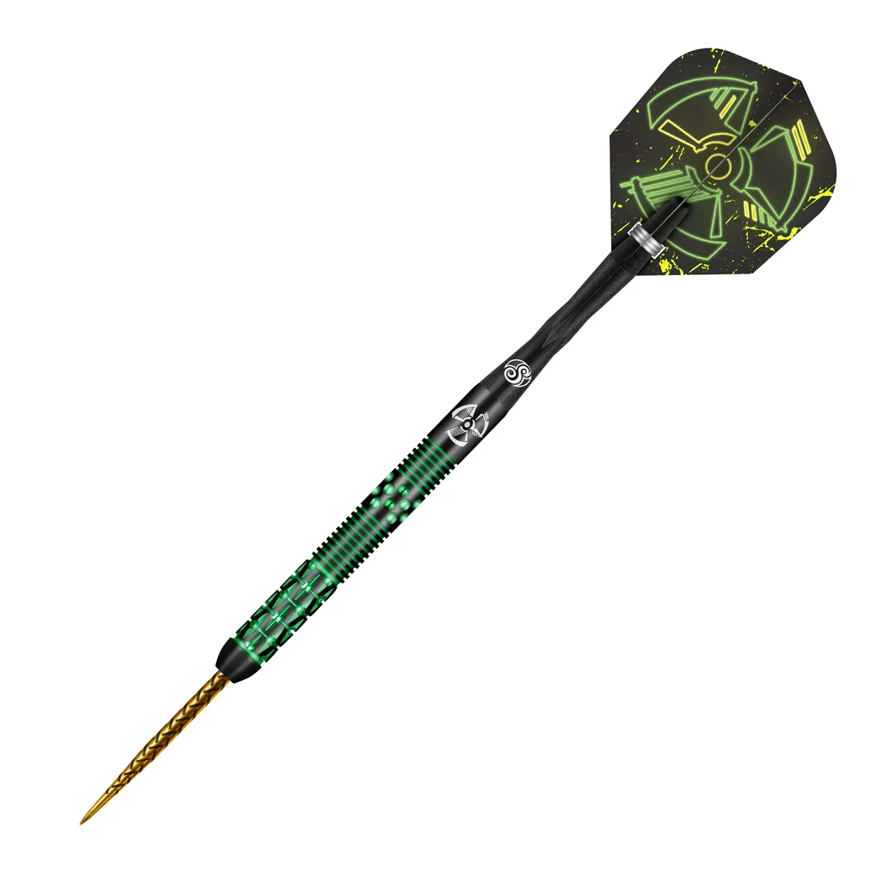 Shot Stowe Buntz 2.0 Black Steel Tip Dart Set - 90% Tungsten Barrels - 23g - Image 2