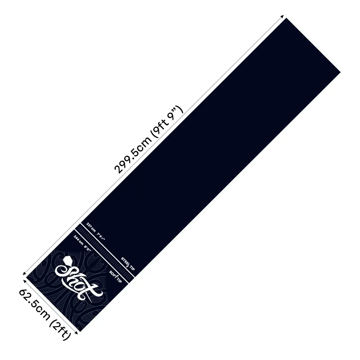 Shot Rubber Dart Mat - Heavy Duty - Image 2