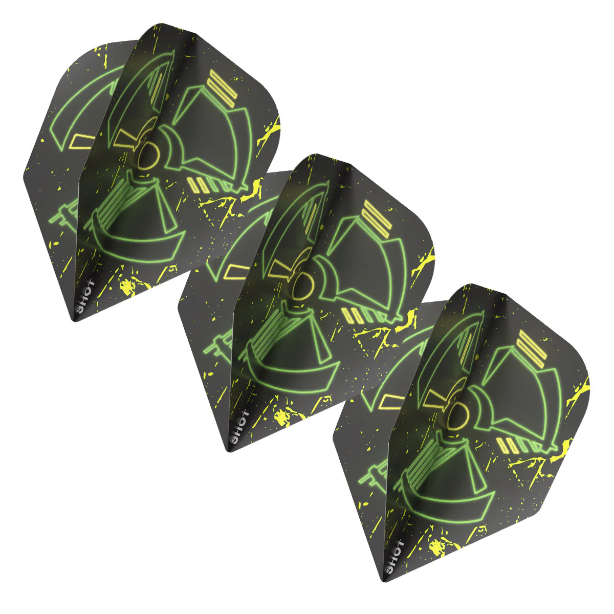 Shot Stowe Buntz Biohazard Dart Flights - Image 3