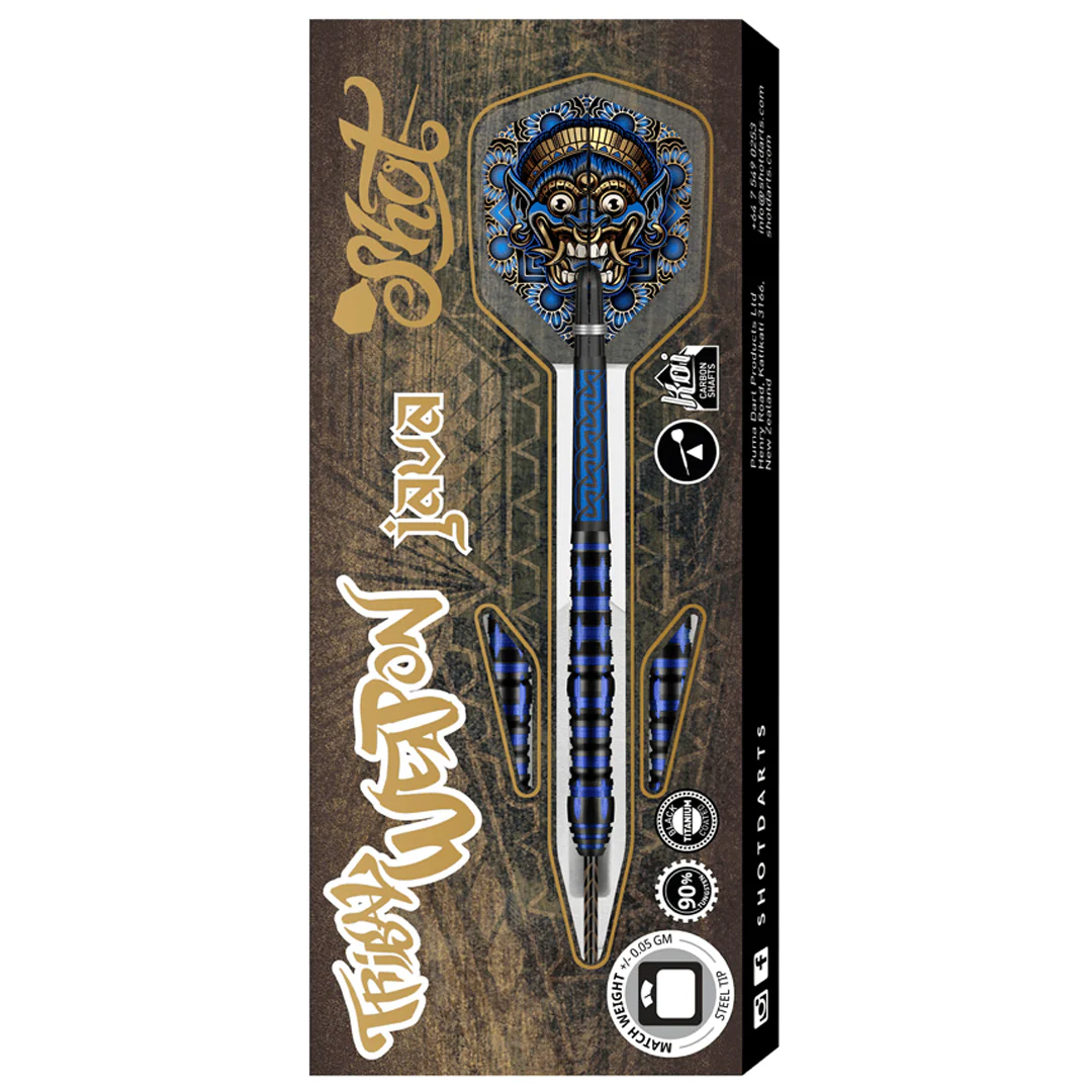 Shot Tribal Weapon Java 90% Tungsten Steel Darts 26g - Image 3