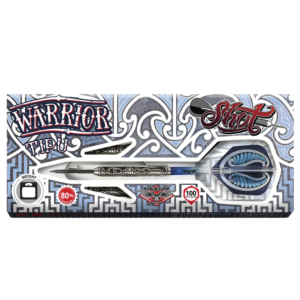 Shot Warrior Tipu 25g 80% Tungsten Steel Tip Darts - Image 5