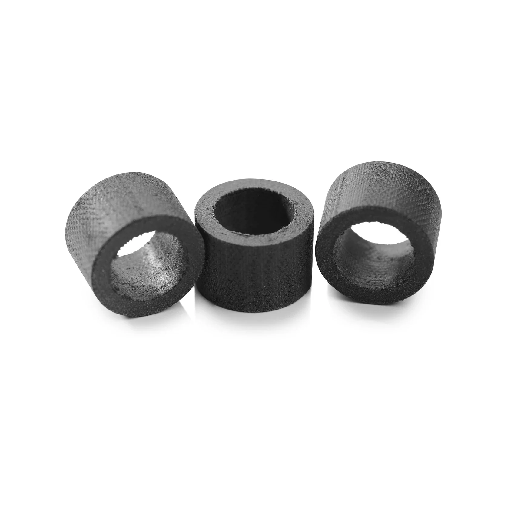 Solid Black Fibre Snooker Cue Ferrules - Image 2