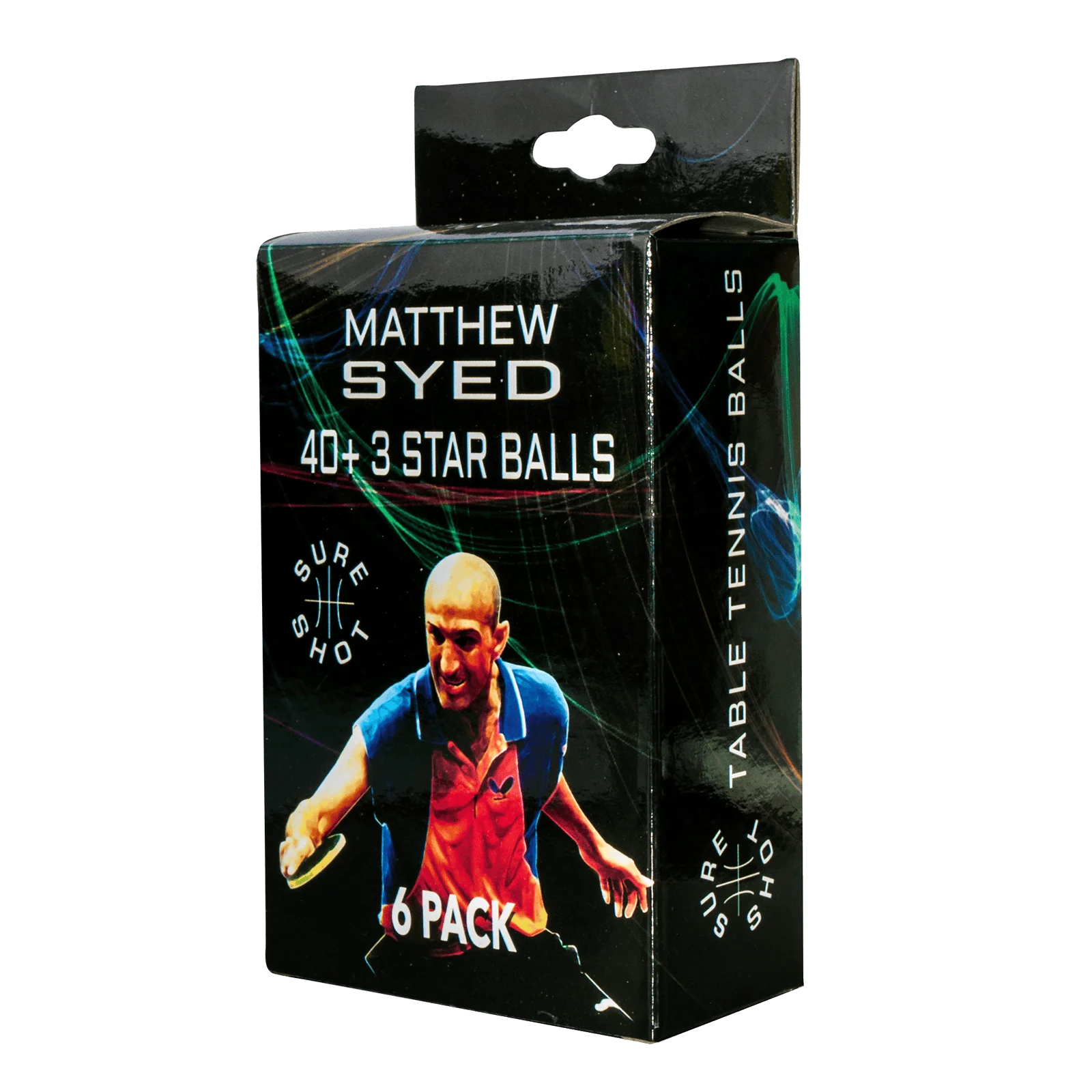 Sure Shot Matthew Syed 3 Star Balls - 6 Pack
