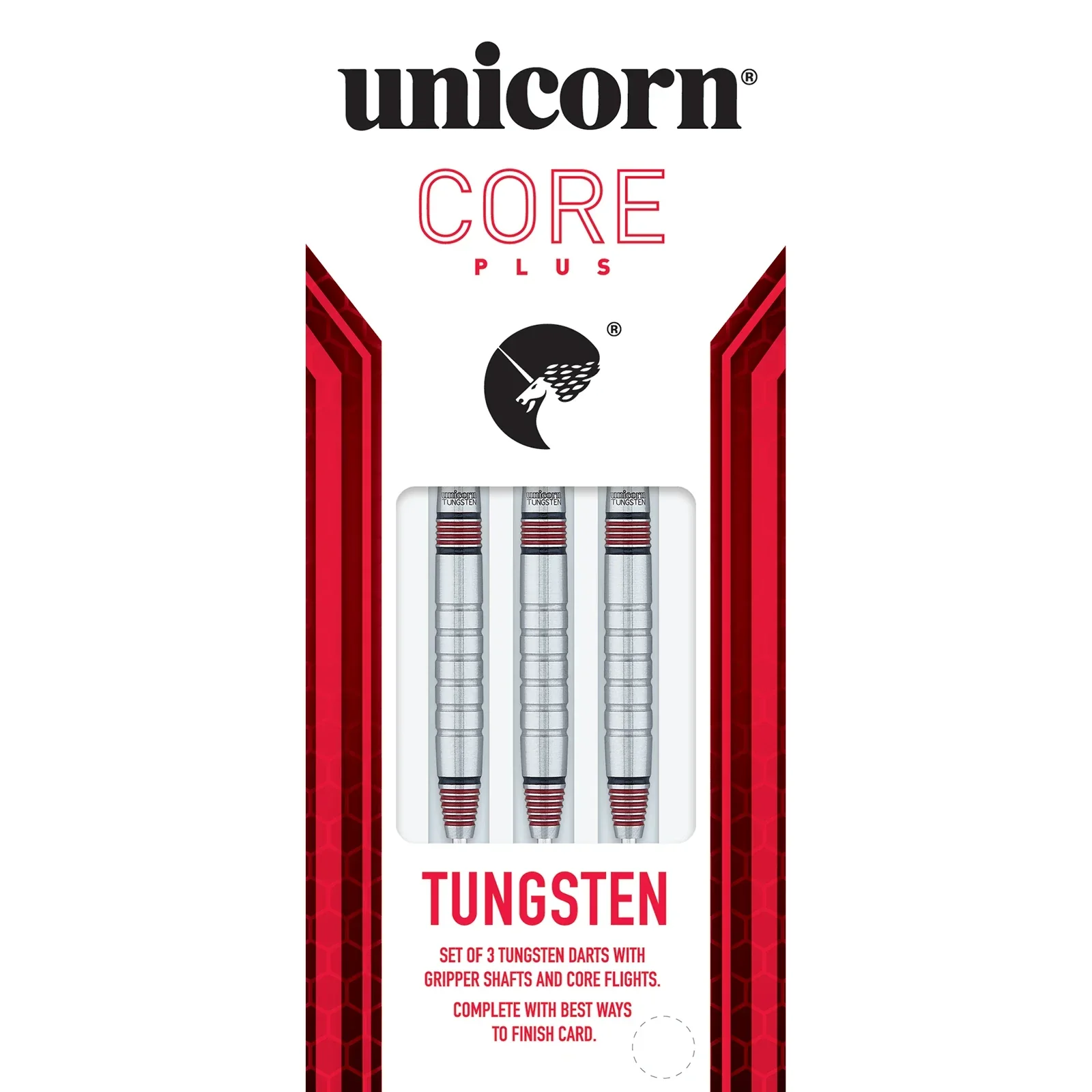 Unicorn Core Plus Tungsten Style 3 26g Darts - Image 2