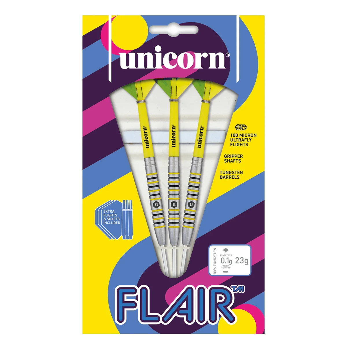 Unicorn Flair 80% Tungsten 23g Darts - Image 3
