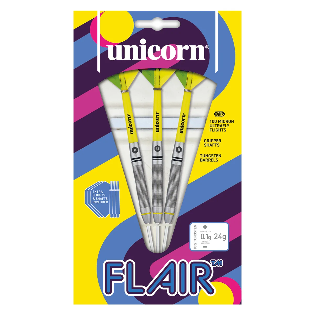 Unicorn Flair 80% Tungsten 24g Darts - Image 3