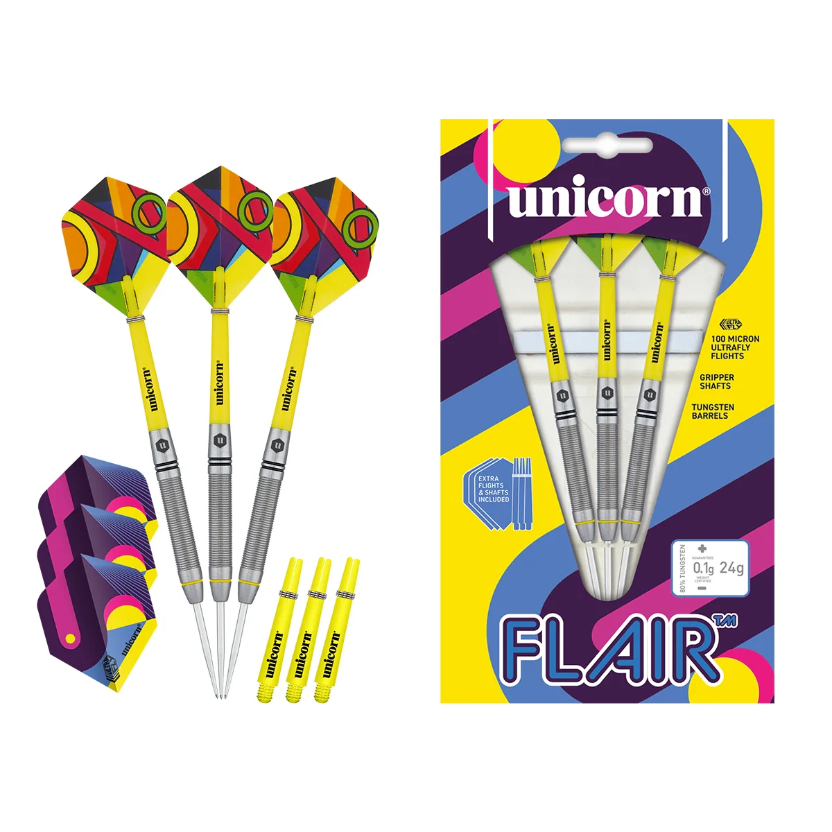 Unicorn Flair 80% Tungsten 24g Darts - Image 4
