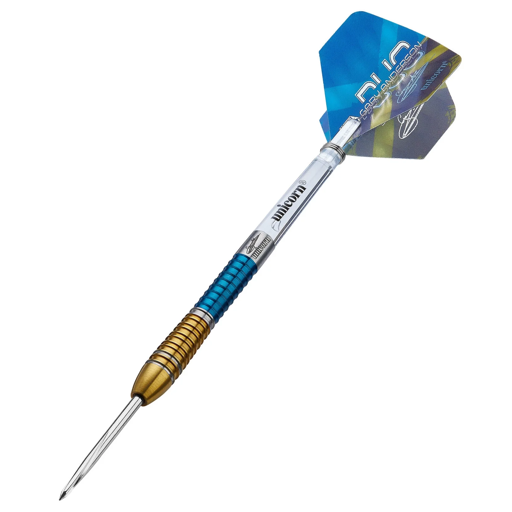 Unicorn Gary Anderson DUO Phase Six 90% Tungsten 21g Darts - Image 2