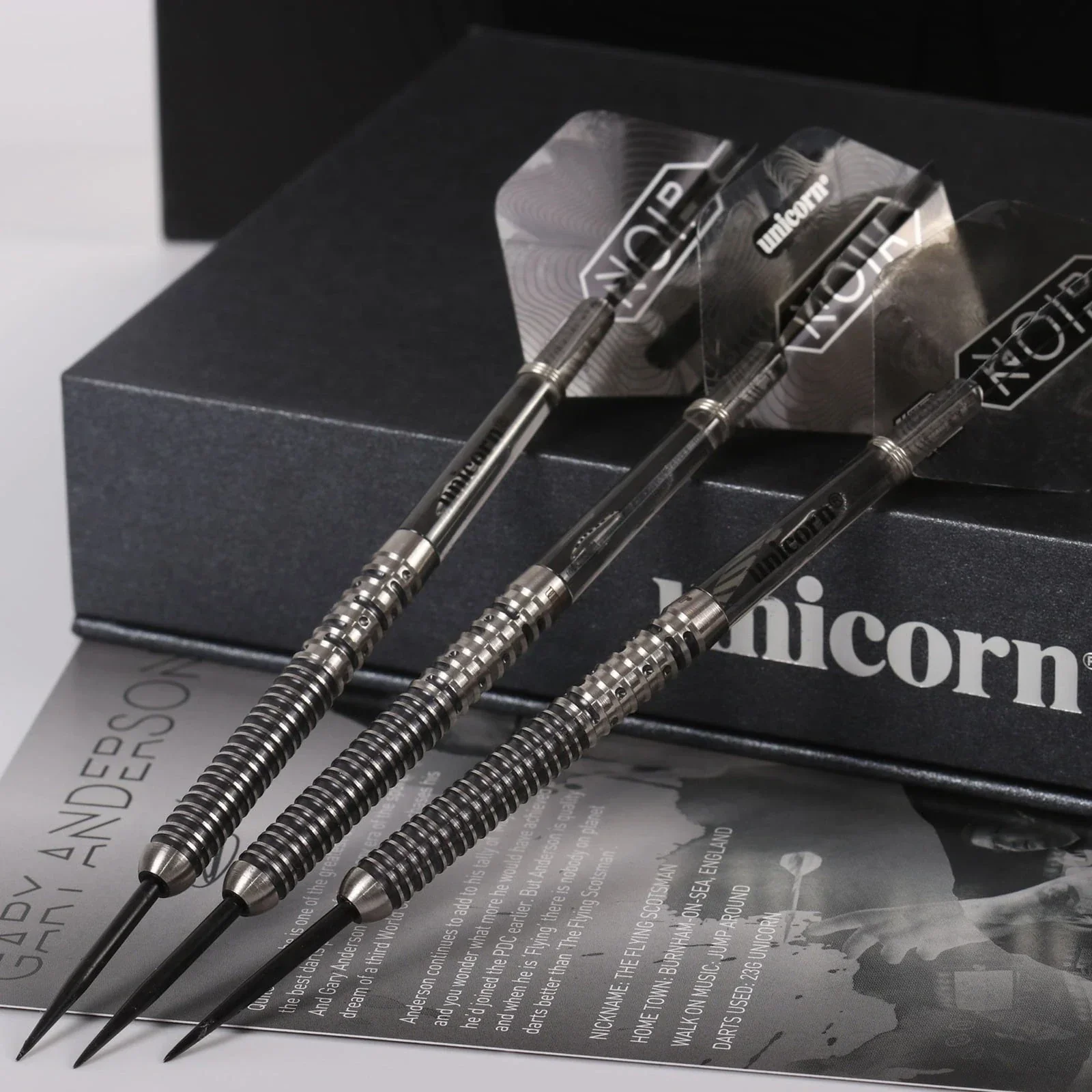 Unicorn Gary Anderson Noir Phase 5 22g Darts - Image 6