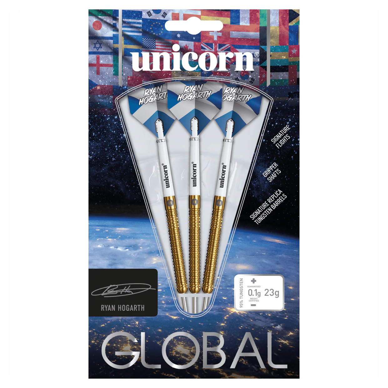 Unicorn Global Ryan Hogarth 95% Tungsten 23g Darts - Image 4