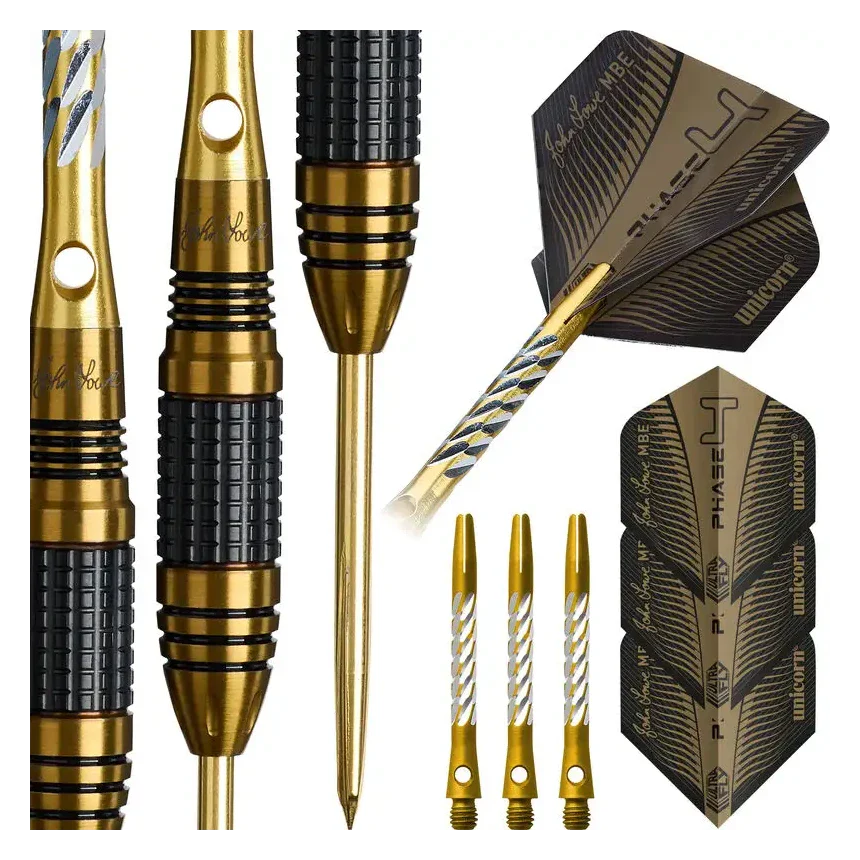 Unicorn John Lowe WC Ambassador Phase 4 90% Tungsten Steel Tip Darts 23g - Image 5
