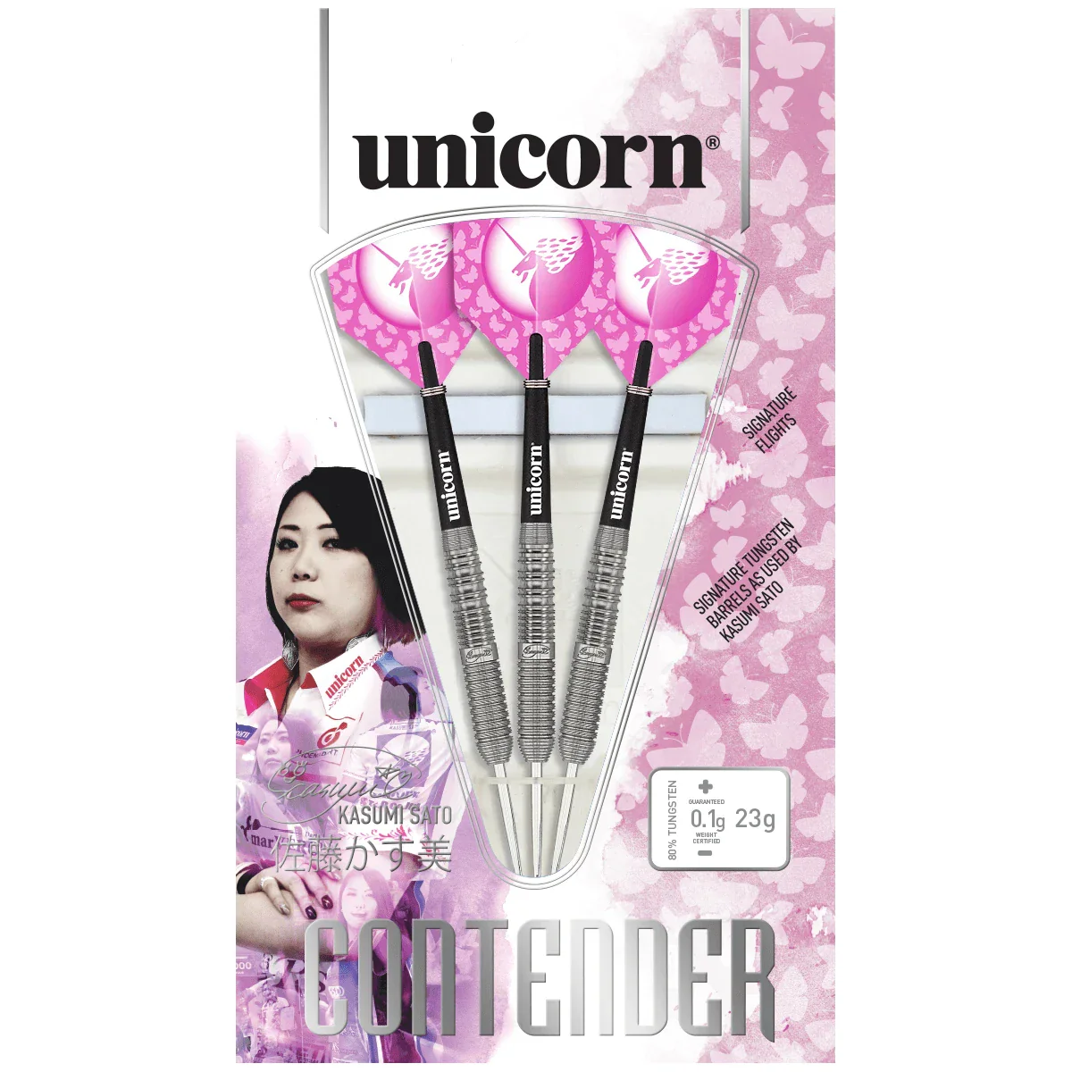 Unicorn Kasumi Sato Contender 23g Darts - Image 3