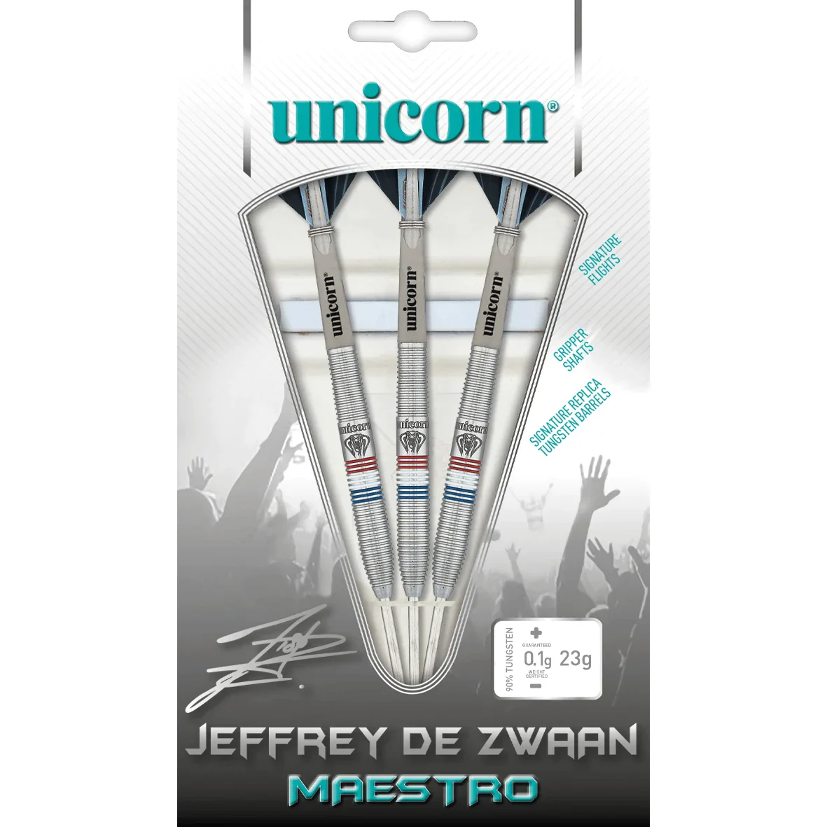 Unicorn Maestro Jeffrey De Zwaan Phase 2 23g Darts - Image 3