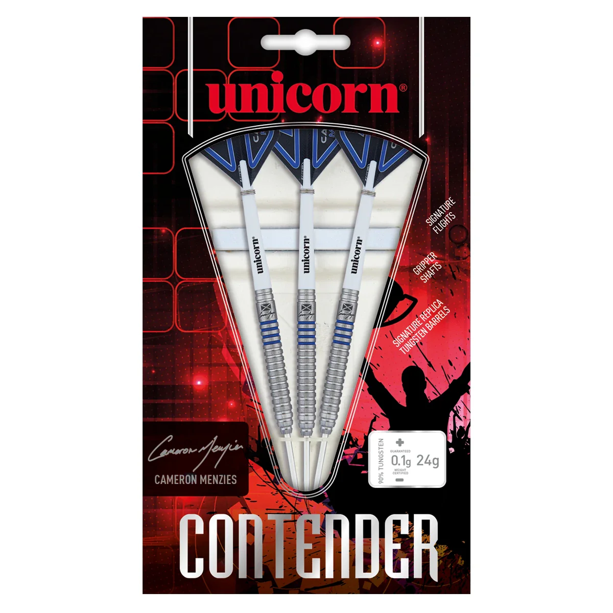 Unicorn Contender Cameron Menzies P2 90% Tungsten 23g Darts - Image 3